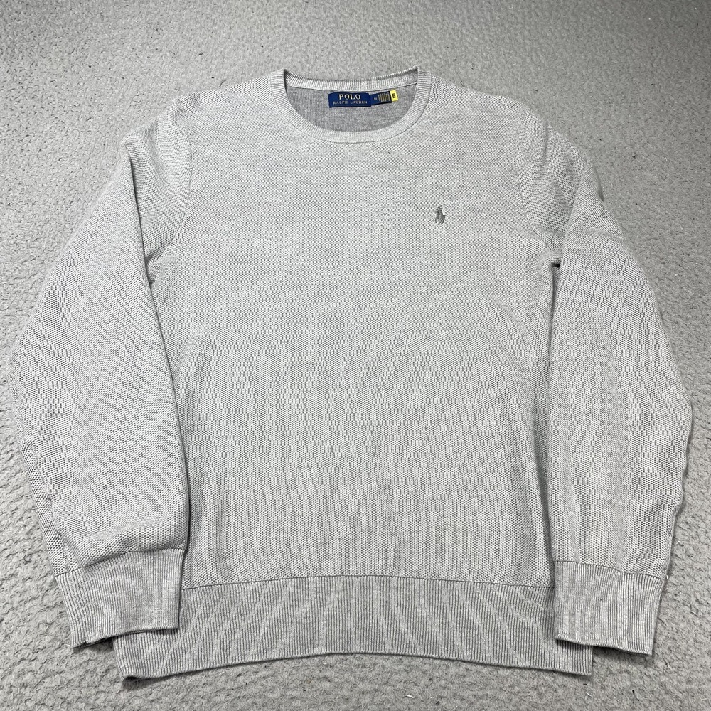 Polo by Ralph Lauren Light Gray Crewneck Sweater